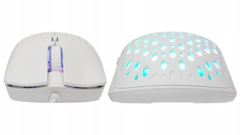 Mysz Gamingowa Baracuda BGM-022 Octopus Biała 3600 DPI USB 6 przycisków