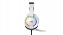 Słuchawki Gamingowe Baracuda BGH-021 Hydra White LED Mikrofon USB mini Jack