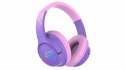 Słuchawki nauszne PowerLocus Bobo Cat bezprzewodowe fioletowe dla dzieci