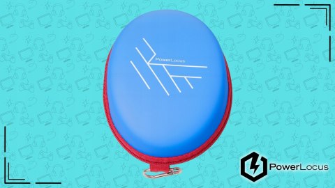 Słuchawki nauszne PowerLocus Bobo Cat bezprzewodowe niebieskie dla dzieci