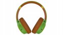 Słuchawki nauszne PowerLocus Bobo Cat bezprzewodowe zielone dla dzieci