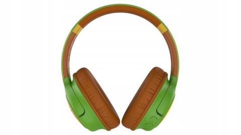Słuchawki nauszne PowerLocus Bobo Cat bezprzewodowe zielone dla dzieci
