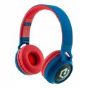 Słuchawki nauszne PowerLocus Buddy bezprzewodowe niebieskie LED dla dzieci