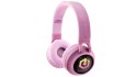 Słuchawki nauszne PowerLocus Buddy bezprzewodowe różowe LED dla dzieci