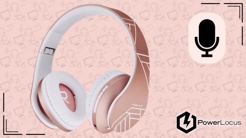 Słuchawki nauszne PowerLocus P2 Kids bezprzewodowe beżowe camo dla dzieci