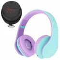 Słuchawki nauszne PowerLocus P2 Kids bezprzewodowe błękitne dla dzieci