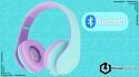 Słuchawki nauszne PowerLocus P2 Kids bezprzewodowe błękitne dla dzieci