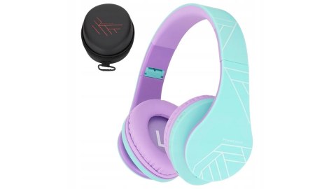 Słuchawki nauszne PowerLocus P2 Kids bezprzewodowe błękitne dla dzieci