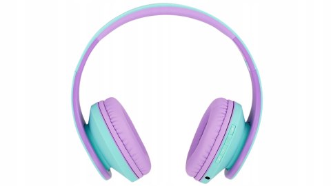 Słuchawki nauszne PowerLocus P2 Kids bezprzewodowe błękitne dla dzieci
