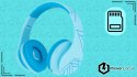 Słuchawki nauszne PowerLocus P2 Kids bezprzewodowe niebieskie dla dzieci
