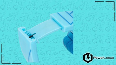 Słuchawki nauszne PowerLocus P2 Kids bezprzewodowe niebieskie dla dzieci