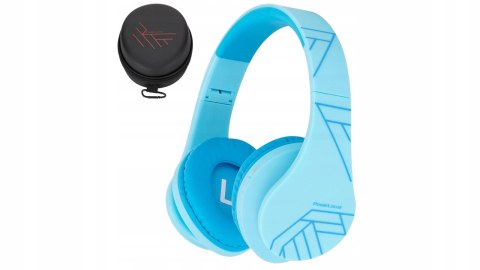 Słuchawki nauszne PowerLocus P2 Kids bezprzewodowe niebieskie dla dzieci