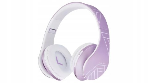 Słuchawki nauszne PowerLocus P2 Kids bezprzewodowe różowe dla dzieci