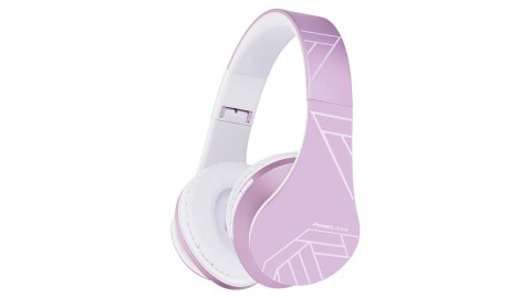 Słuchawki nauszne PowerLocus P2 Kids bezprzewodowe różowe dla dzieci