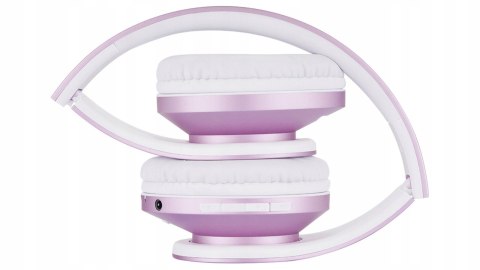 Słuchawki nauszne PowerLocus P2 Kids bezprzewodowe różowe dla dzieci