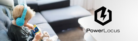 Słuchawki nauszne PowerLocus PLED bezprzewodowe różowe LED dla dzieci