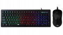 Zestaw Gamingowy Baracuda ORCA Black Gaming Combo Klawiatura + Mysz RGB USB