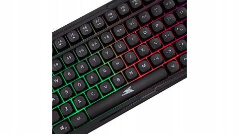 Zestaw Gamingowy Baracuda ORCA Black Gaming Combo Klawiatura + Mysz RGB USB