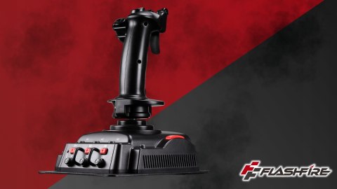 Joystick Flashfire Cobra V6 JS3601V USB PC Hall 4 osie do symulatorów lotu
