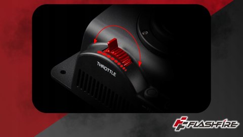 Joystick Flashfire Cobra V6 JS3601V USB PC Hall 4 osie do symulatorów lotu