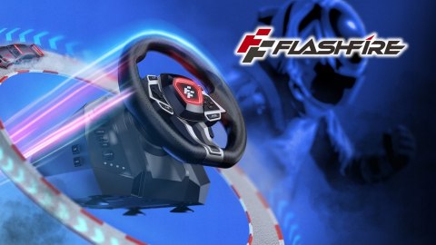 Kierownica Gamingowa FLASHFIRE IMOLA F107 6 Biegów 900° PC PS5 PS4 Xbox