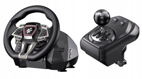 Kierownica Gamingowa FLASHFIRE IMOLA F107 6 Biegów 900° PC PS5 PS4 Xbox