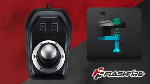 Kierownica Gamingowa FLASHFIRE Suzuka 6 Biegów 270°/900° PC PS4 Switch Xbox