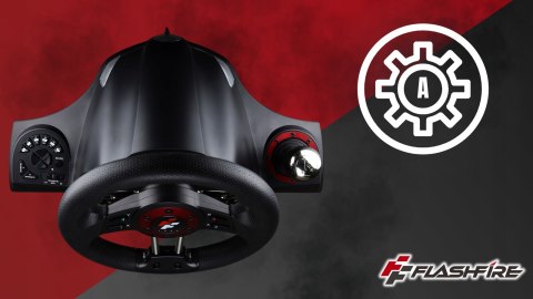 Kierownica Gamingowa FLASHFIRE WH2304V 270° + Pedały PC PS4 Switch Xbox