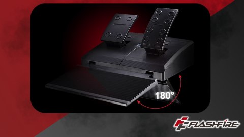 Kierownica Gamingowa FLASHFIRE WH2304V 270° + Pedały PC PS4 Switch Xbox