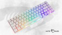 Klawiatura Gamingowa White Shark Ronin White Membranowa LED 68 klawiszy
