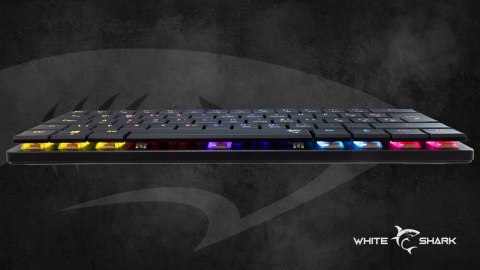Klawiatura gamingowa White Shark Nagamaki USB Red Switch RGB US Mechaniczna