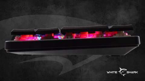 Klawiatura gamingowa White Shark Nagamaki USB Red Switch RGB US Mechaniczna