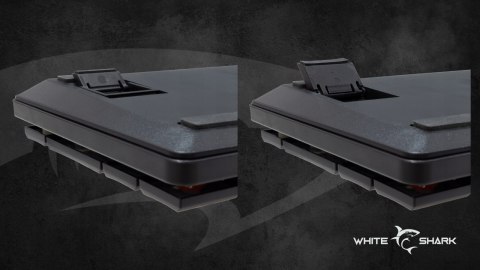 Klawiatura gamingowa White Shark Nagamaki USB Red Switch RGB US Mechaniczna