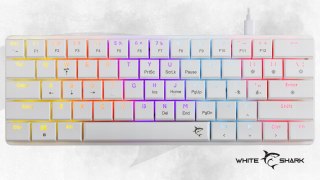 Klawiatura gamingowa White Shark Nagamaki USB Red Switch RGB US Mechaniczna