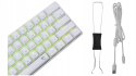 Klawiatura gamingowa White Shark Shinobi 2 White USB Blue Switch RGB US