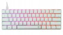 Klawiatura gamingowa White Shark Shinobi 2 White USB Red Switch RGB US