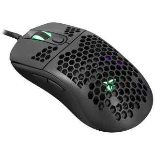 Mysz Gamingowa White Shark Galahad Black 6400 DPI RGB 6D 1,8m USB