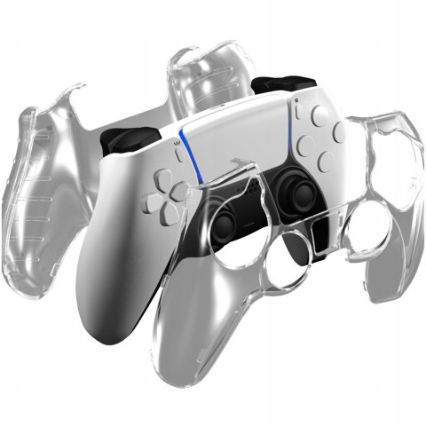 Przeźroczyste Etui Silikonowe na Pad PS5 DualSense FlashFire P801 Obudowa