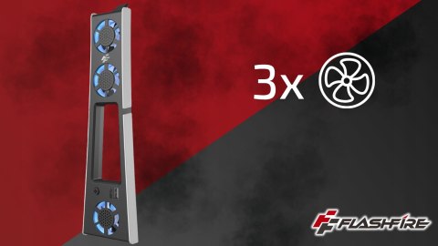 Wentylator chłodzący FlashFire P703 Ultra PlayStation 5 PS5 Slim USB 3xFan