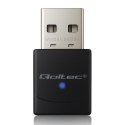 Qoltec Bezprzewodowy mini Adapter Wi-Fi 6 | Standard AX | Bluetooth 5.4 | USB | 900Mbps