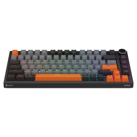 Savio Klawiatura magnetyczna ASTRAL Black OUTEMU White Jade RGB 3 kolory keycapów