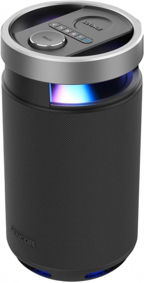 Sencor Głośnik Blyetooth Resonex Lounge Moc 130W, IPX7, TWS, LED