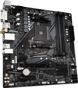 Gigabyte Płyta główna A520M DS3H AC AM4 4DDR4 /HDMI/DVI/DP M.2 mATX
