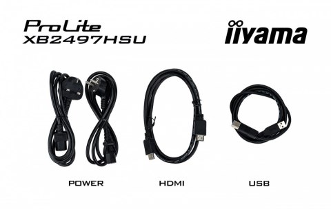 IIYAMA Monitor 24 cali XB2497HSU-B1 IPS, FHD, HDMI, DP, 120Hz