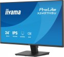 IIYAMA Monitor ProLite 23.8 cala X2497HSU-B1 IPS,FHD,HDMI,DP,120Hz,350CD,2xUSBv3.2, 2xUSB-C, GW 5lat