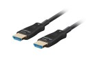 Lanberg Kabel HDMI M/M v2.1 40M 8K czarny optyczny AOC