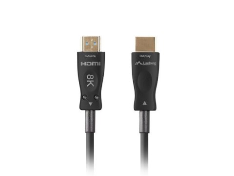 Lanberg Kabel HDMI M/M v2.1 40M 8K czarny optyczny AOC