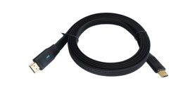 TB Kabel HDMI v 2.1 płaski 2m czarny