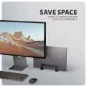 AXAGON STND-VB Podstawa do laptopów aluminiowa 10-17,3 cala pionowa, Czarna