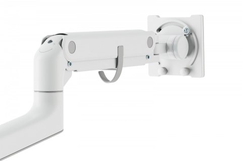 Digitus Ramię biurkowe pojedyncze z zaciskiem i sprężyną gazową 1x LCD max. 57" 27kg, VESA: 75x75, 100x100, białe